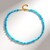 Collana in argento con Opale Blu dell'Etiopia