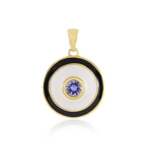 Tansanit-Silberanhänger (M de Luca)