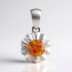 Ciondolo in argento con Sfalerite