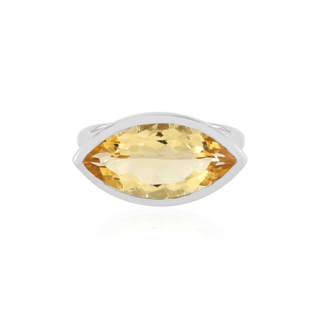 Anello in argento con Citrino (MONOSONO COLLECTION)