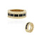 Zilveren ring met zwarte onyxen (SUHANA)