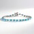 Bracciale in argento con Turchese Sleeping Beauty (Faszination Türkis)