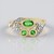 Anello in oro con Tsavorite della Tanzania (D'vyere)