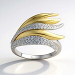 Bague en argent et Zircon
