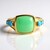 Bague en argent et Chrysoprase (KM by Juwelo)