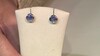 Pendientes en plata con Tanzanita (Pallanova)