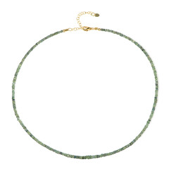 Collar en plata con Zafiro verde