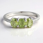 Anello in argento con Tormalina Paraíba