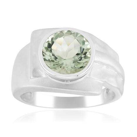 Anillo en plata con Amatista verde (Pallanova)