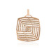 Gouden hanger met I2 Bruine Diamanten (KM by Juwelo)