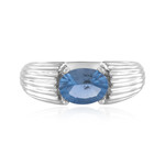 Anillo en plata con Fluorita de color cambiante (MONOSONO COLLECTION)