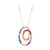 Gouden halsketting met saffieren (CIRARI)