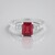 Anello in argento con Rubino Bemainty