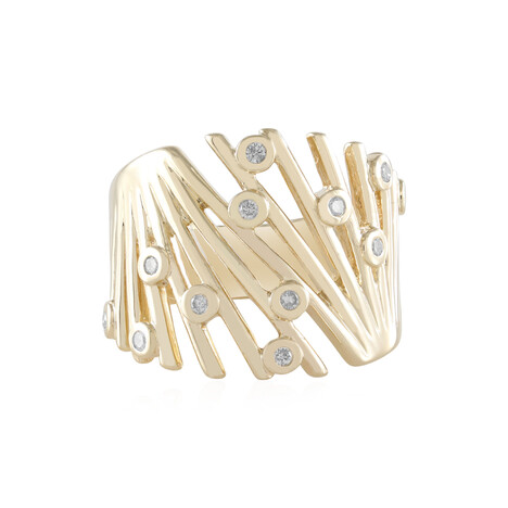 Anillo en oro con Diamante I2 (H) (de Melo Gold)