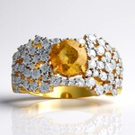 Anello in argento con Sfalerite (de Melo Essence)