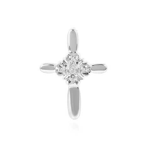 Colgante en plata con Diamante I2 (I)