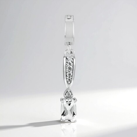 Ciondolo in argento con Petalite