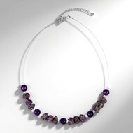 Collana in argento con Spinello Rosso