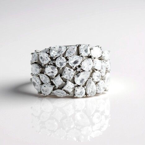 Anello in argento con Zircone (de Melo Essence)
