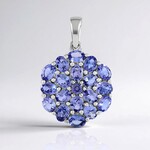 Ciondolo in argento con Tanzanite