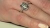 Zilveren ring met een groene amethist