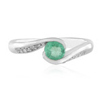 Russischer Smaragd-Silberring