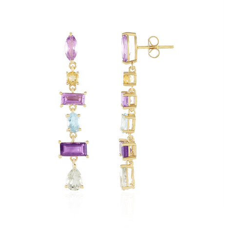 Amethyst Silver Earrings