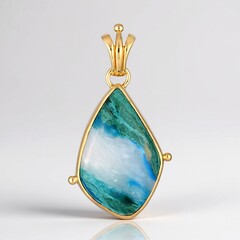 Ciondolo in argento con Opale di Atacama (Bali Barong)