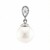 9K White Freshwater Pearl Gold Pendant (TPC)