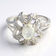 Anello in argento con Ortoclasio