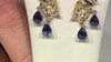 Boucles d'oreilles en argent et Iolite (Gems en Vogue)