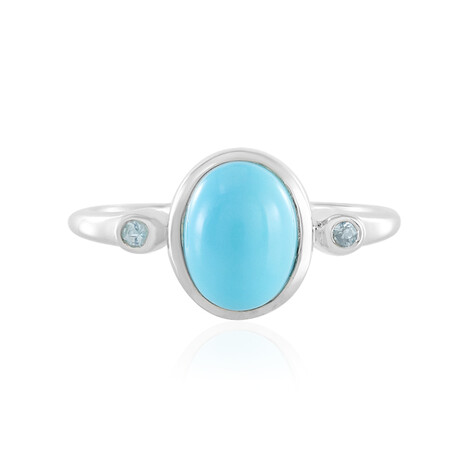 Anello in argento con Turchese Sleeping Beauty