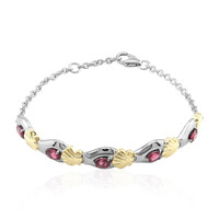 Bracciale in argento con Rodolite della Rift Valley (Remy Rotenier)