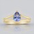 Anello in argento con Tanzanite (non riscaldata) (Remy Rotenier)