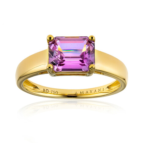 Gouden ring met een Roze diaspoor (AMAYANI)