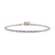Bracciale in argento con Tanzanite
