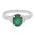 Bahia Emerald Silver Ring