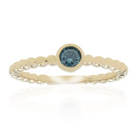Bague en or et Diamant SI2 bleu (de Melo)