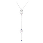 Edelstein-Silberhalskette (Jahdo)