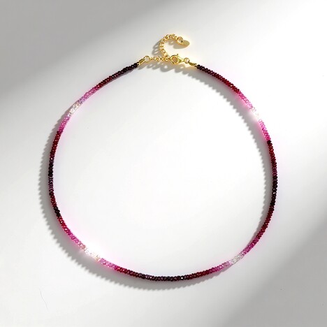 Collana in argento con Rubino