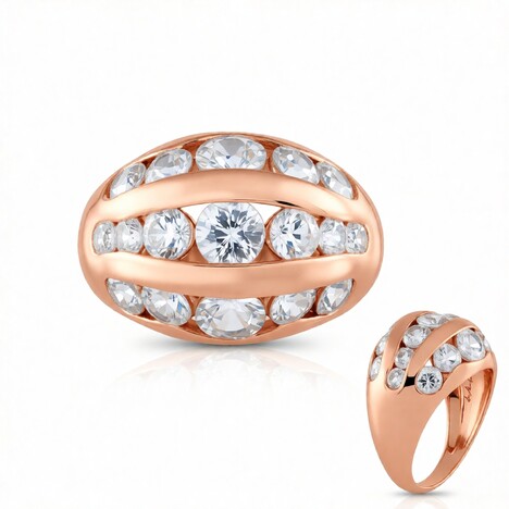 Bague en argent et Zircon (de Melo Essence)