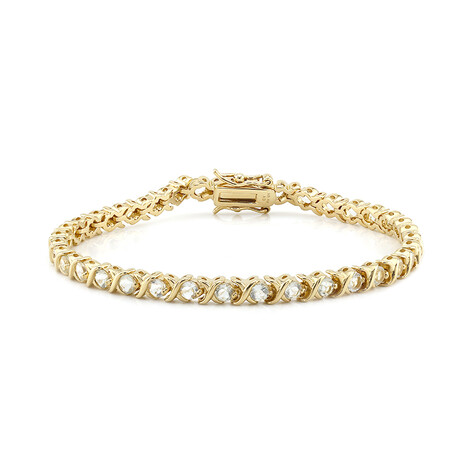 Grüner Amethyst-Silberarmband