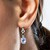 Blue Moon Quartz Silver Earrings