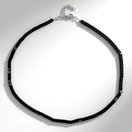 Collana in argento con Ematite Nera