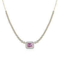 Collier en or et Kunzite AAA (de Melo)