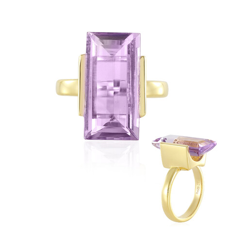 Lavendel-Amethyst-Silberring