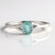 Anello in argento con Apatite Blu