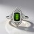 Anello in argento con Diopside Russo