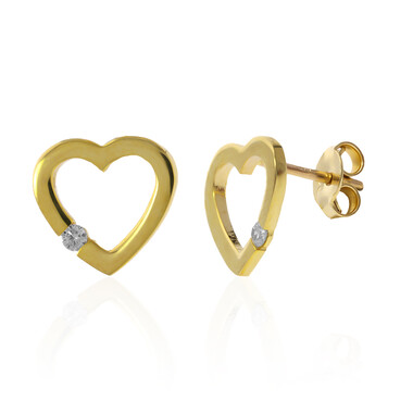 I2 (I) Diamant-Goldohrringe
