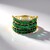 Anello in argento con Smeraldo Zambia (Gems en Vogue)